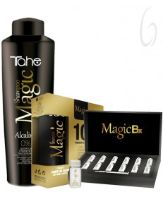 Kit Tahe Magic Shampoo Alcalino + Trattamento Bx 12 Fiale + Shampoo e Maschera